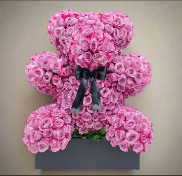 Luxury Pink Rose Bear
